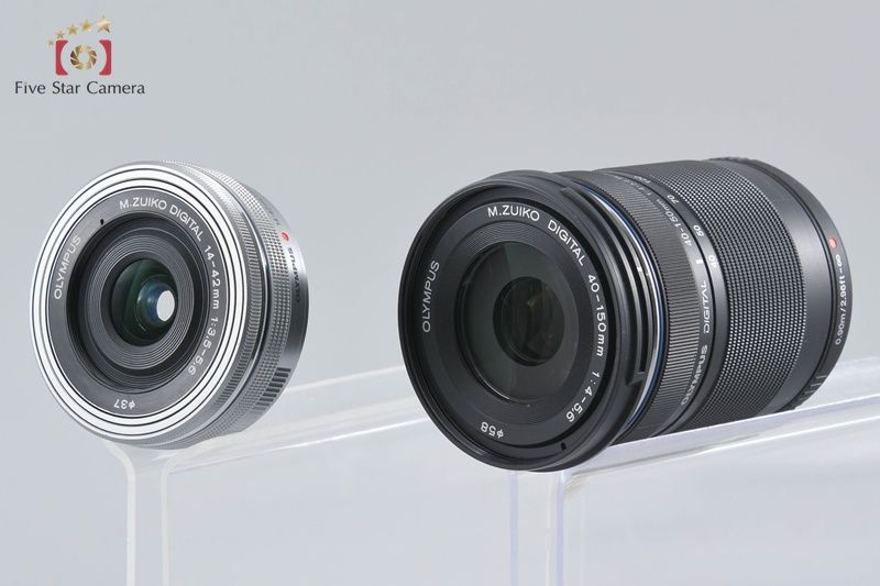 中古】OLYMPUS オリンパス OM-D E-M10 EZ ダブルズームキット シルバー