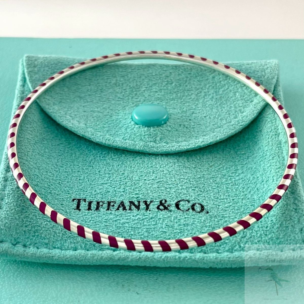 ティファニー パロマピカソ エナメル ストライプ 925 バングル ZS3fe