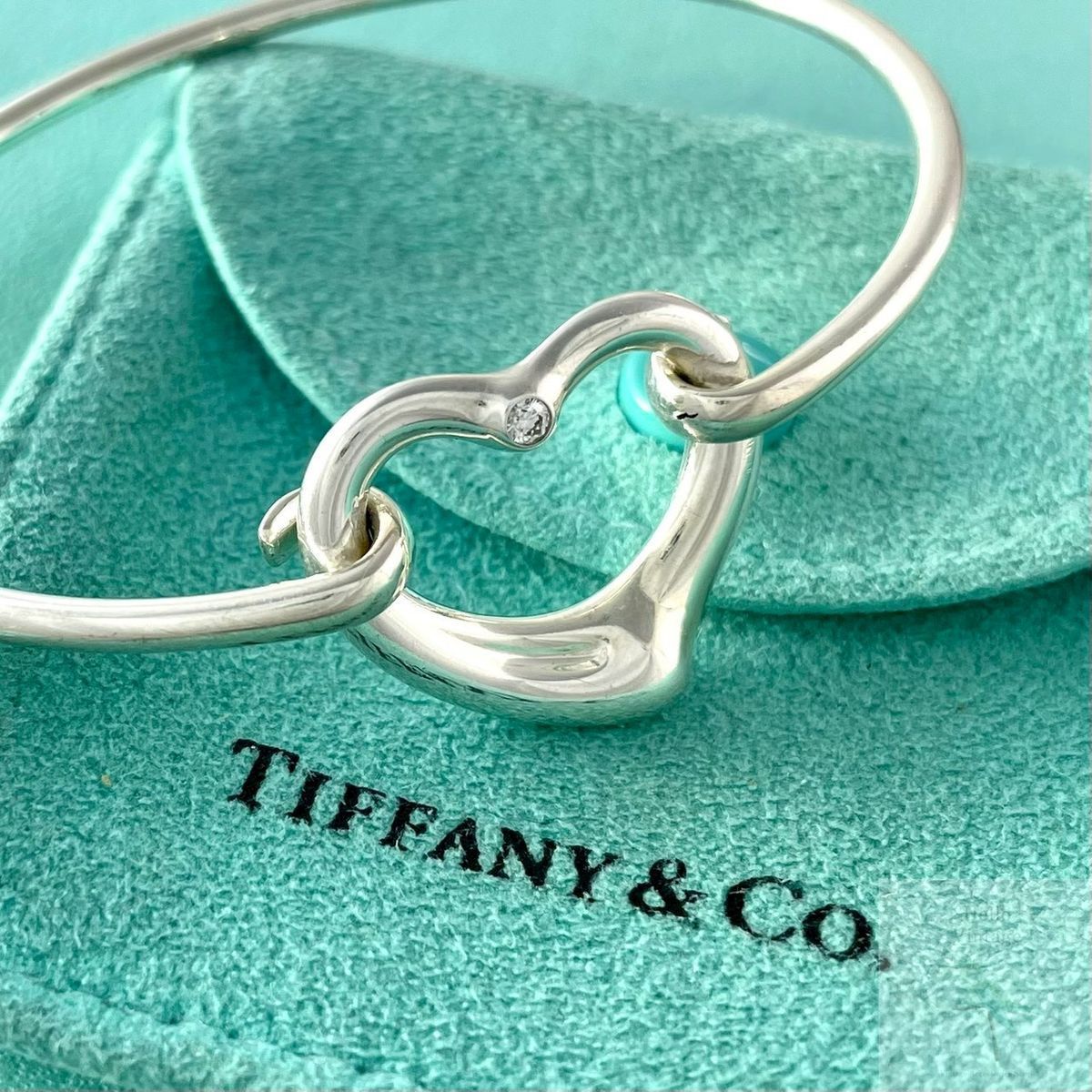 ティファニー オープンハート 1PD ダイヤ バングル 925 ZR6fe - メルカリ