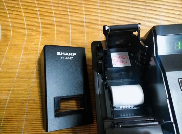 シャープレジスター XE-A147 PC連携売上管理フル設定無料 989662