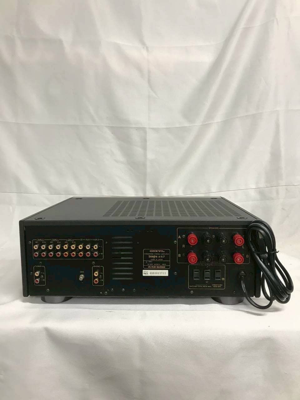 北見市発】オンキョー ONKYO INTEGRATED STEREO AMPLIFIER Integra A