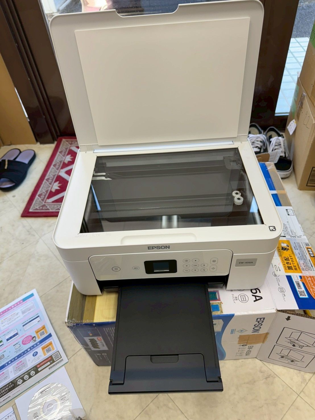 エプソン プリンター A4インクジェット複合機 EW-456A カラリオ Wi-Fi