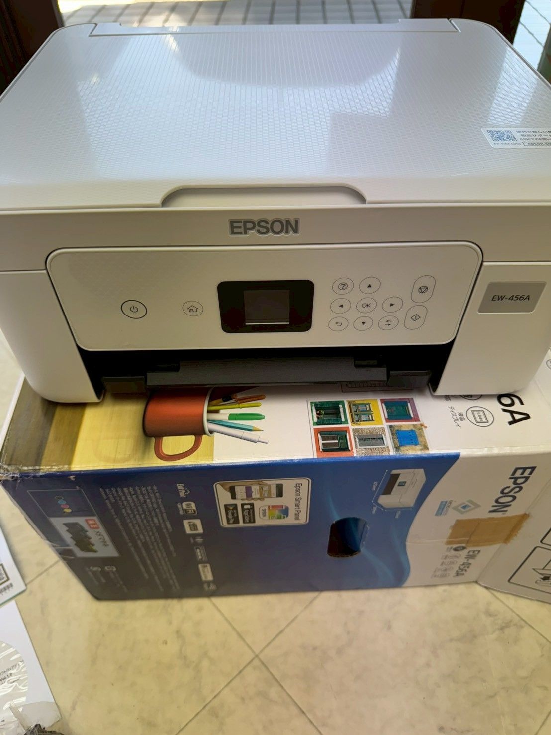 エプソン プリンター A4インクジェット複合機 EW-456A カラリオ Wi-Fi