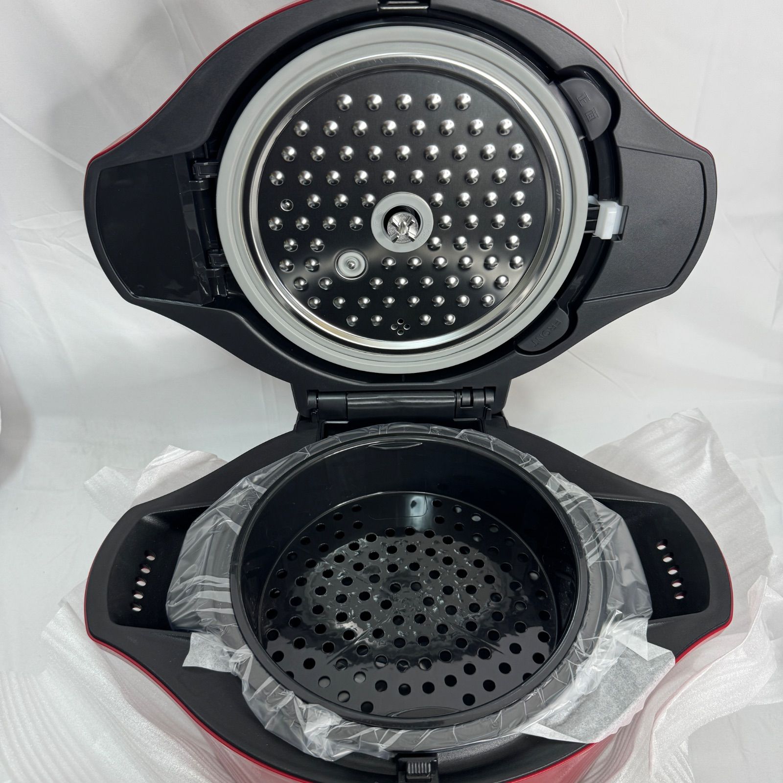 未使用】SHARP シャープ ヘルシオ ホットクック KN-HW24F-R レッド系