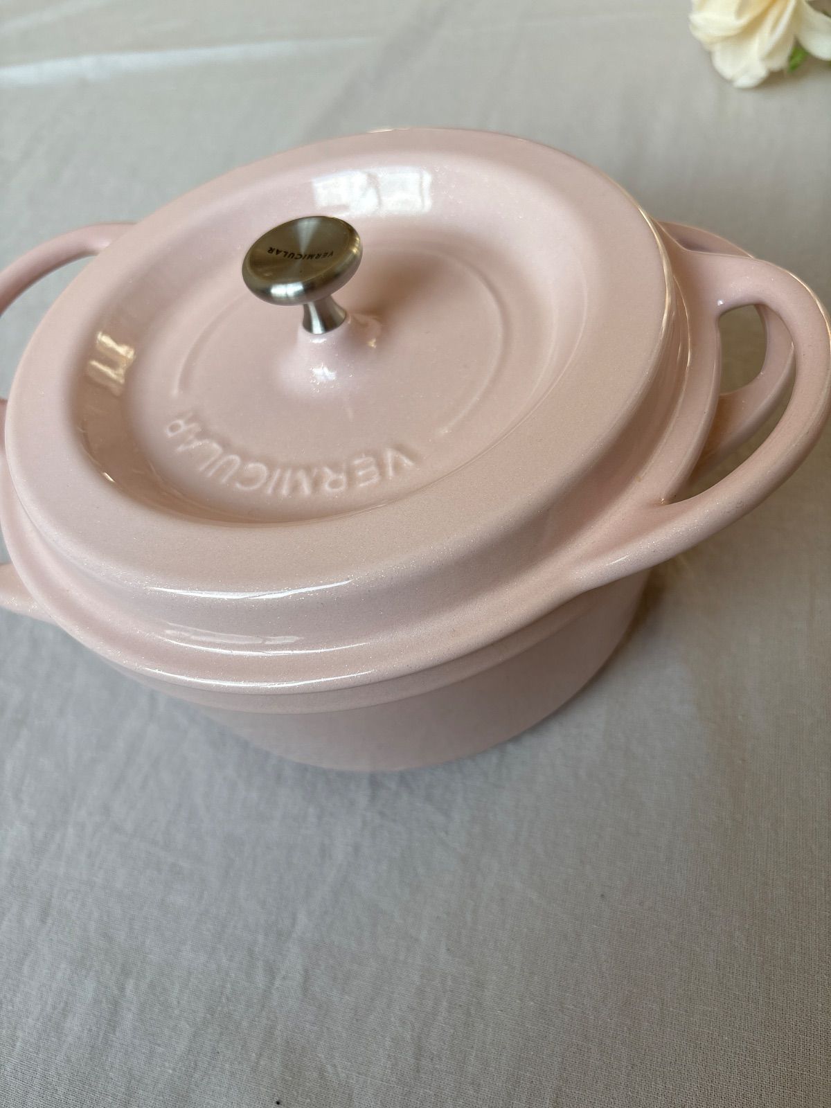 バーミキュラ オーブンポット 18cm ピンク 無水調理 - メルカリ