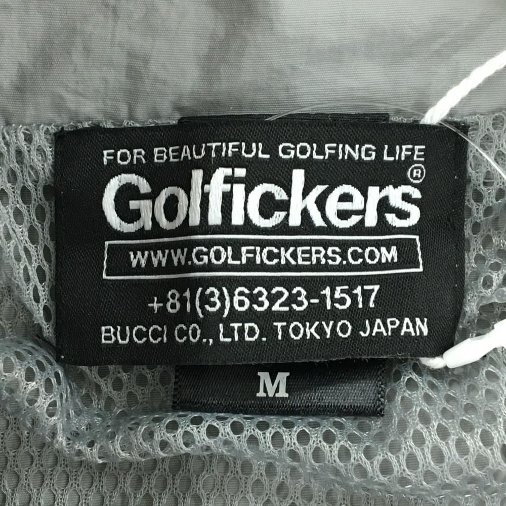 新品】ゴルフィッカーズ ジャケットブルゾン グレー×黒 裏地メッシュ