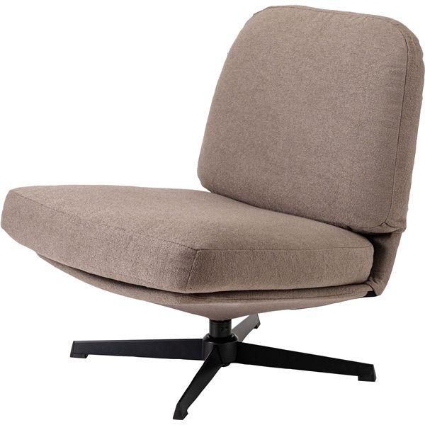  ラウンジチェア グレージュ 約W64×D82×H75×SH38cm 組立式 ハイバックソファ 2人掛け 3人掛けソファ ソファ ソファベッド