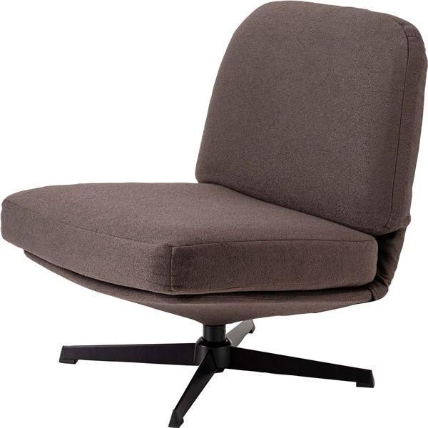  ラウンジチェア チャコールグレー 約W64×D82×H75×SH38cm 組立式 リネンソファベッド 2人掛け 3人掛けソファ ソファ ソファベッド