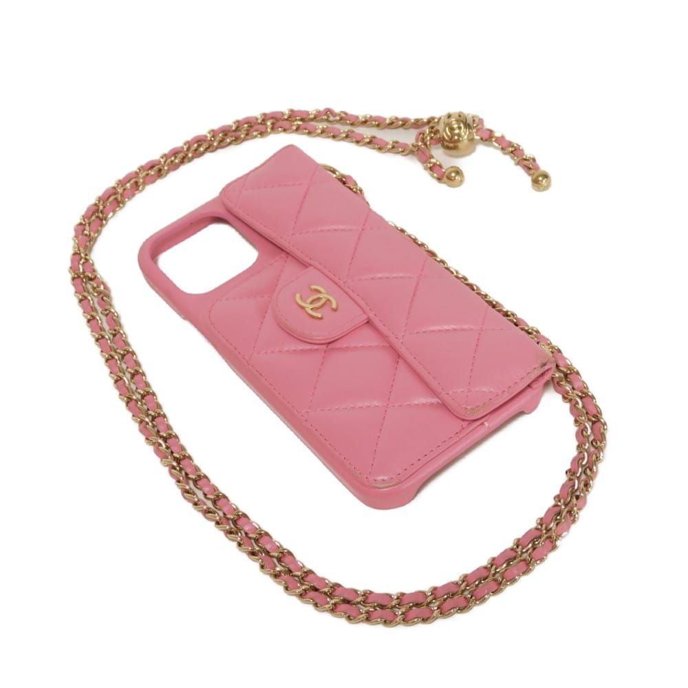 CHANEL シャネル マトラッセ iPhone 13 Pro Max ケース CCマーク