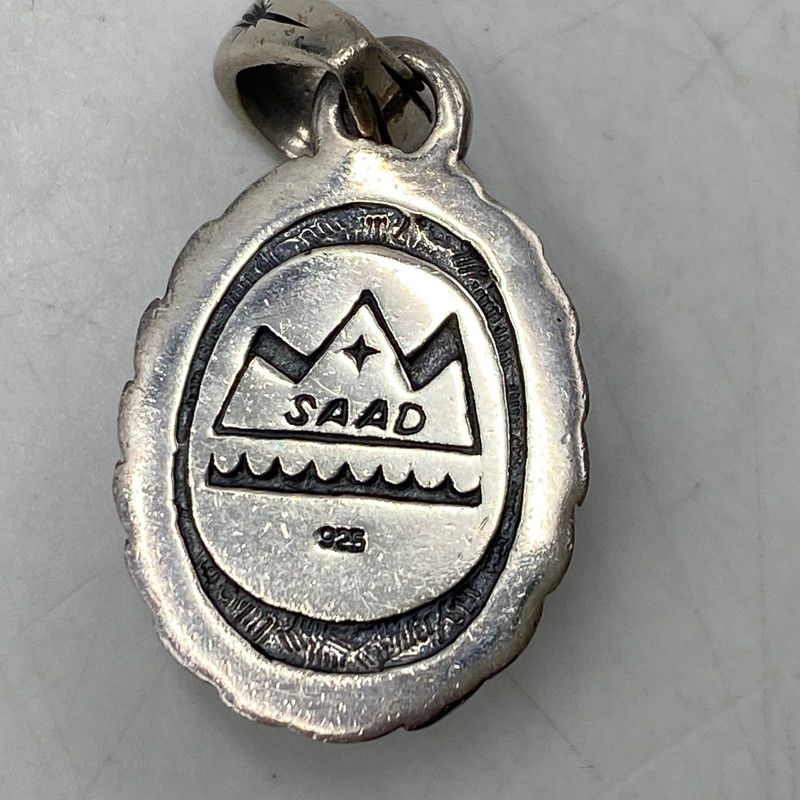 中古品】 SAAD サード 925 TURQUOISE PENDANT TOP ターコイズ