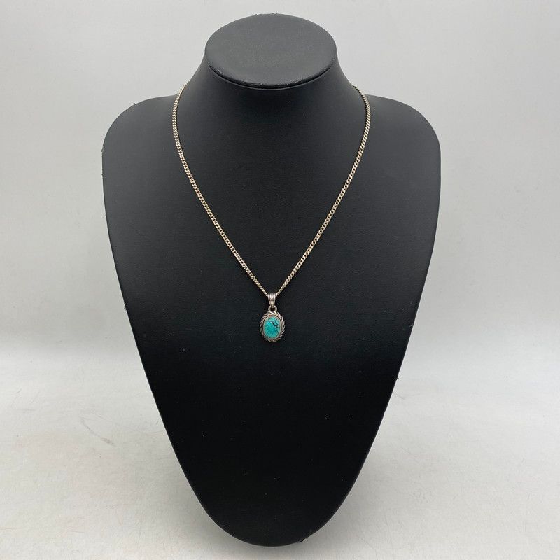 中古品】 SAAD サード 925 TURQUOISE PENDANT TOP ターコイズ