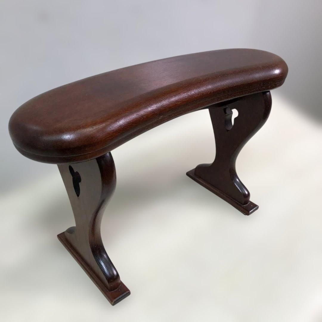 民芸調 木製 脇息 きょうそく 肘掛け 肘置き 和家具 座椅子用