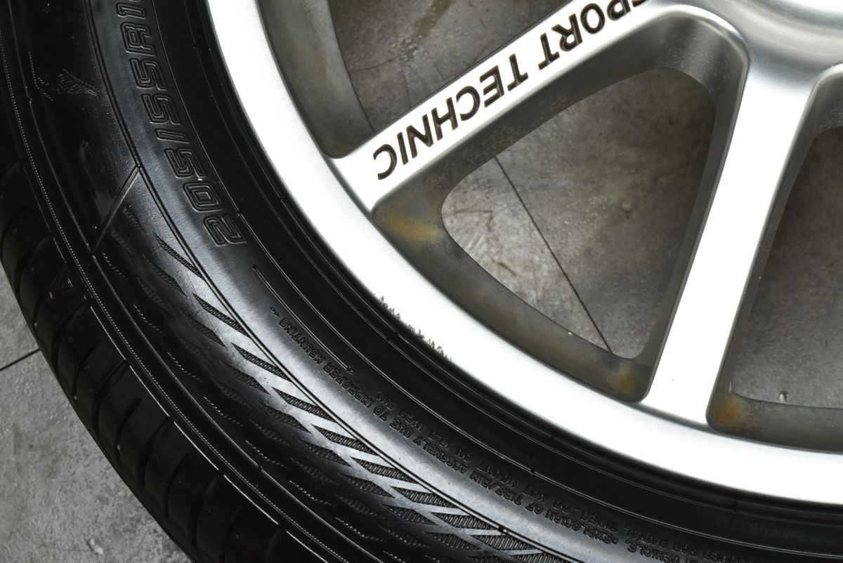 バリ溝】スポーツテクニック 16in 6.5J +47 PCD112 エフィシェント 