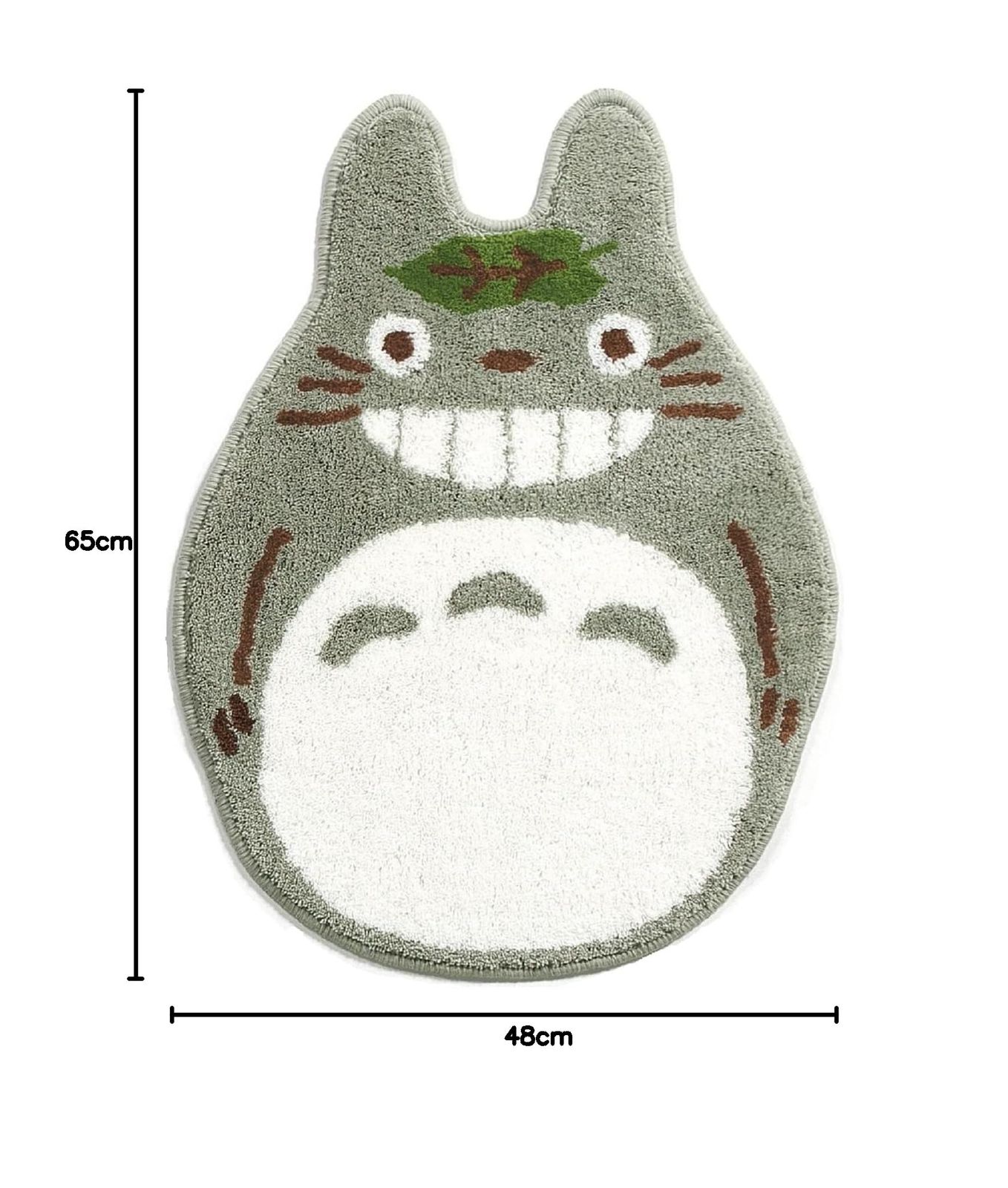 特価セール】トトロ 【65×48cm】 ゆっくり アクセントマット グレー