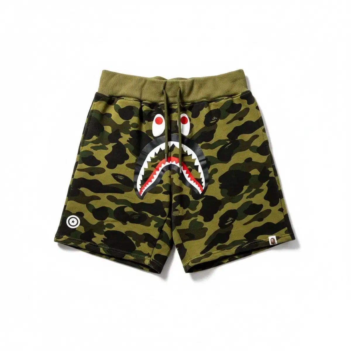 A BATHING APE アベイシングエイプ シャーク カモフラージュ ハーフ