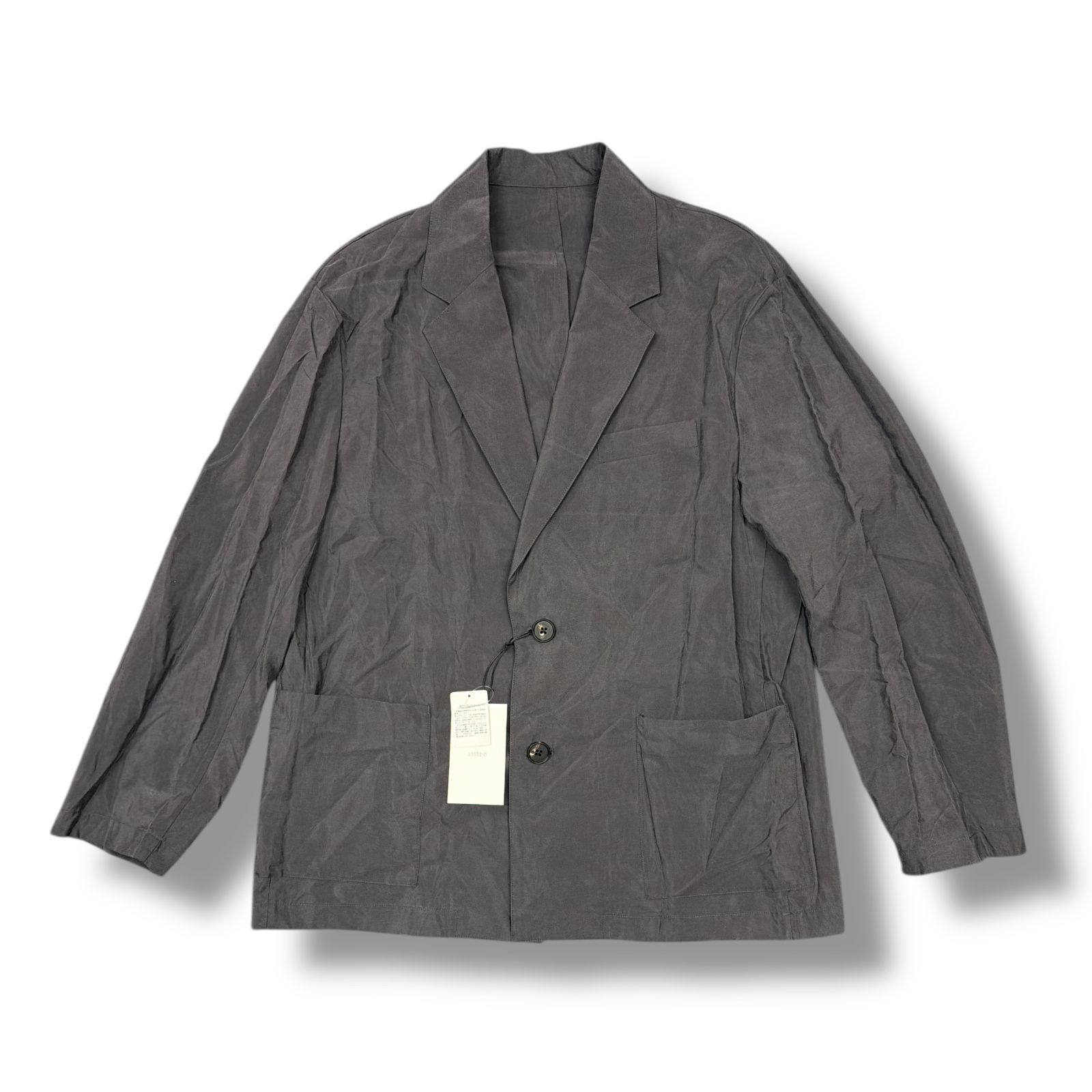 参考上代68200円 未使用 stein(ssstein) SILK NYLON SINGLE BREASTED