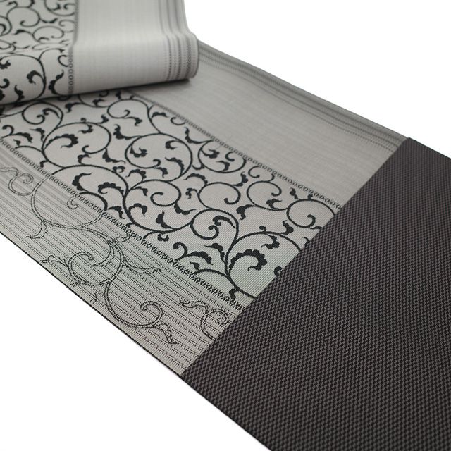 新古品】 名古屋帯 未使用 本場筑前博多織 正絹 八寸 博多織 博多帯 黒