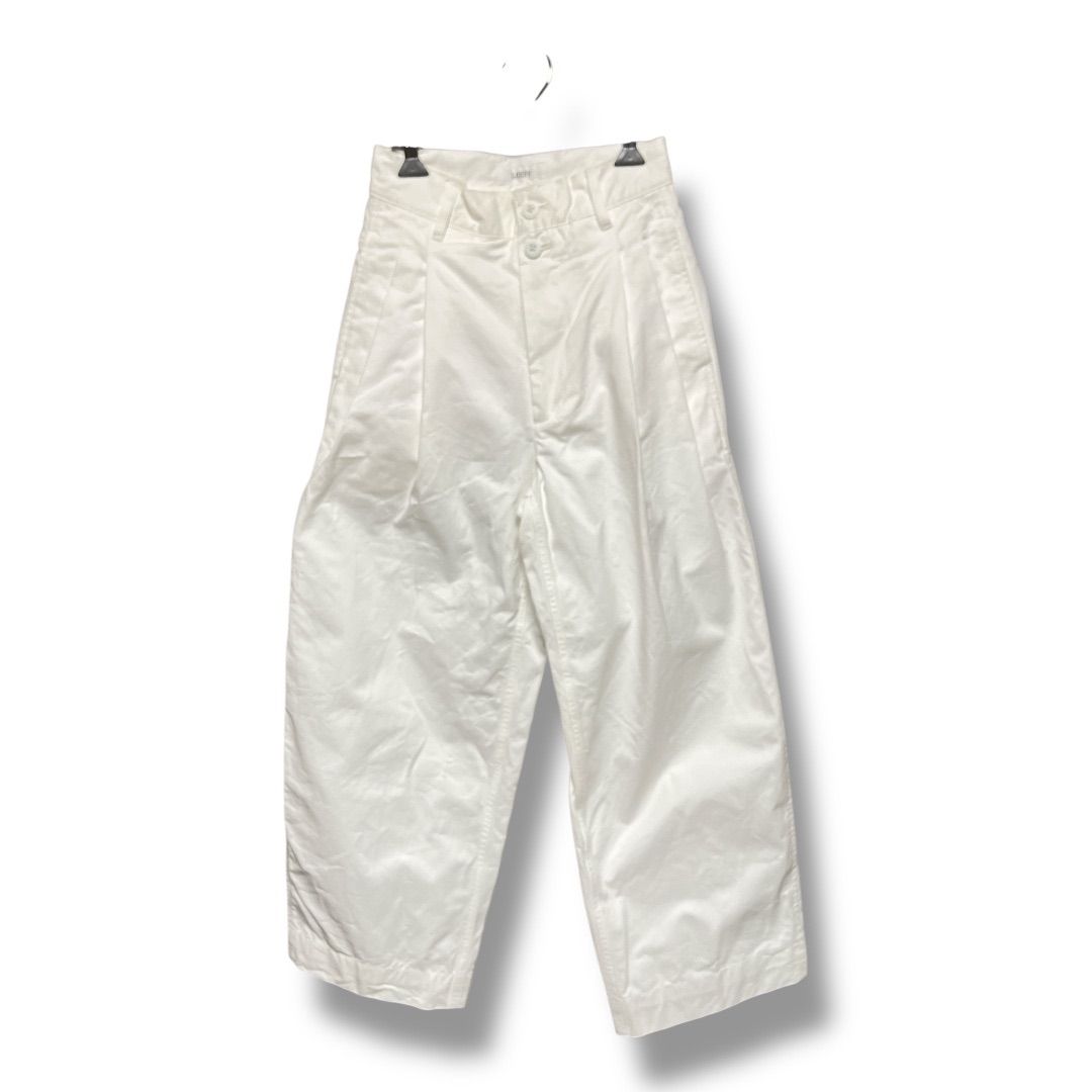 LOEFF ロエフ 2タックパンツ ハイウエスト ワイドパンツ 定価36300円