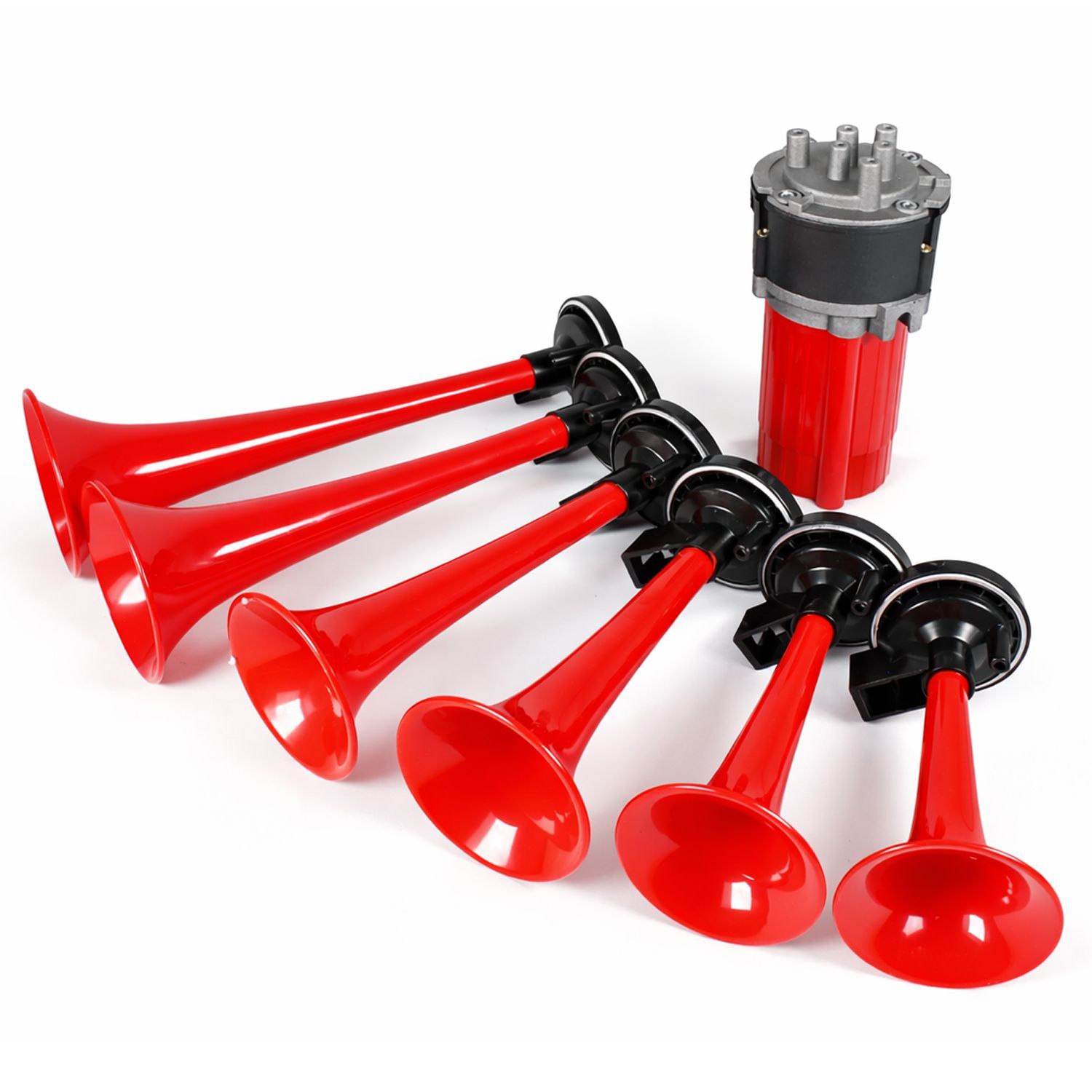 ゴッドファーザー 6連エアーホーン 12V コンプレッサー リレー付 フル