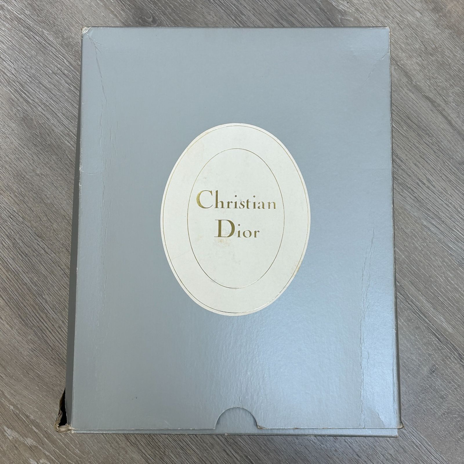 Christian Dior オールドディオール CDロゴ金具 ショルダーバッグ 白 