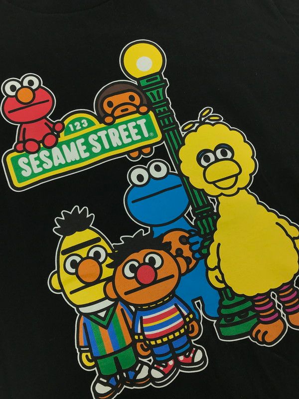 中古品】A BATHING APE アベイシングエイプ × SESAME STREET セサミ