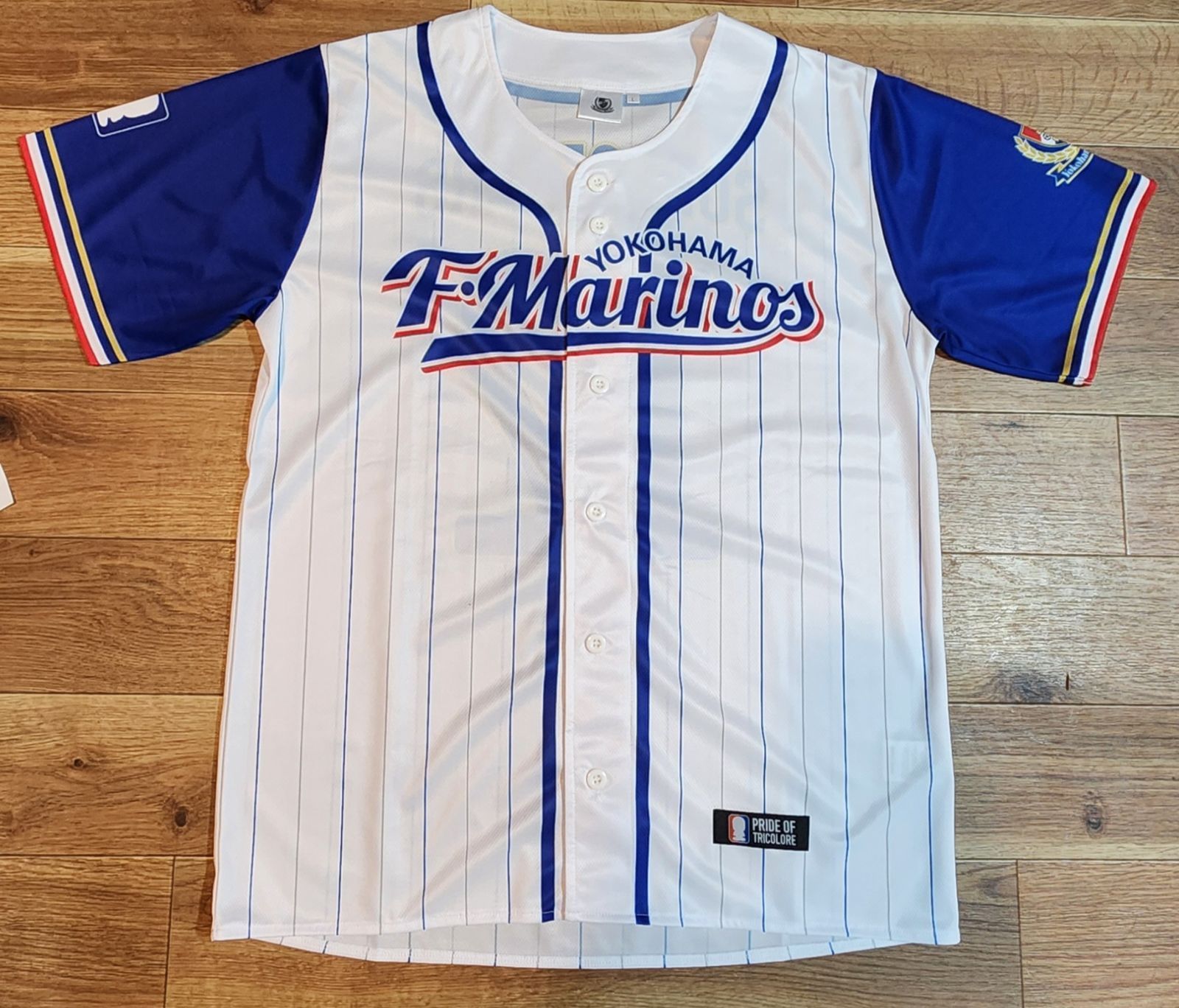 未使用》2020 横浜F・マリノス ベースボールシャツ Lサイズ M041