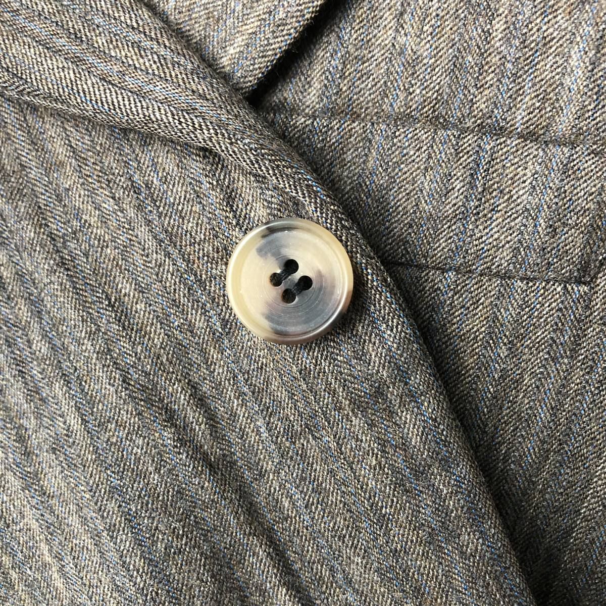 古着 ピエールカルダン Pierre Cardin ヘリンボーン ウールテーラード 