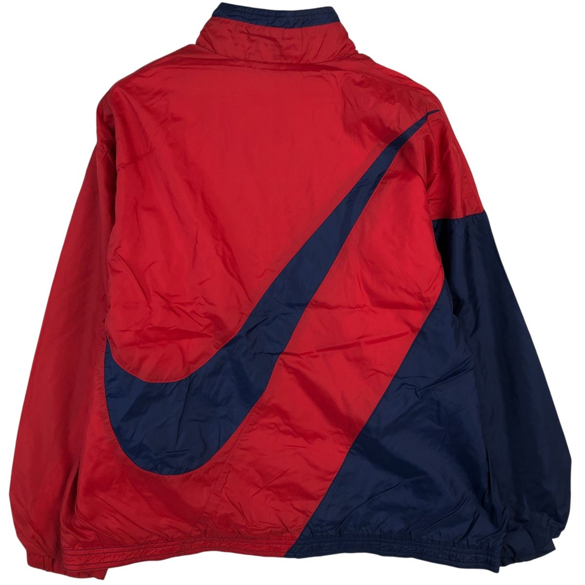 古着 90年代 ナイキ NIKE バックロゴ ナイロンジャケット メンズM相当 