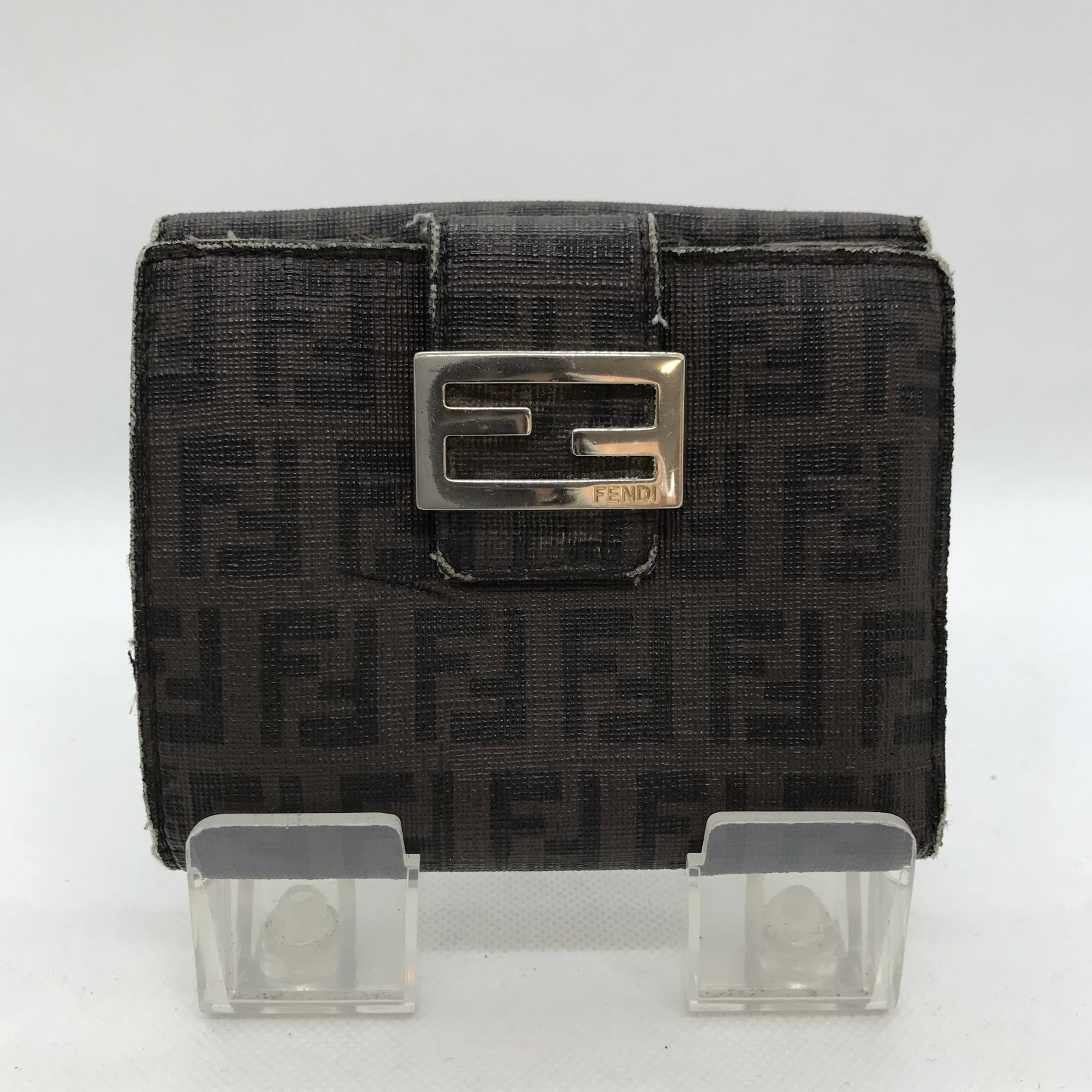 Fendi フェンディ 三つ折り財布 ズッカ PVC 981 - メルカリ