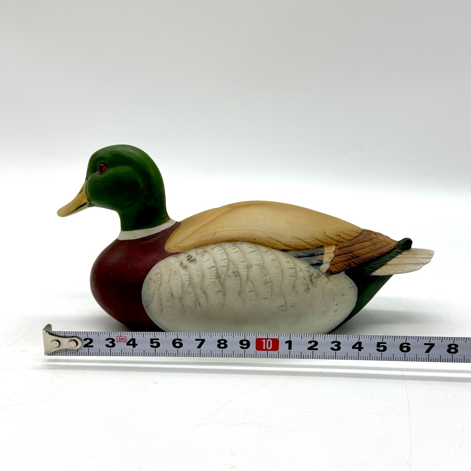 加藤陶芸オリジナル MALLARD Sam Nakamura デザイン マガモ 陶器 置物
