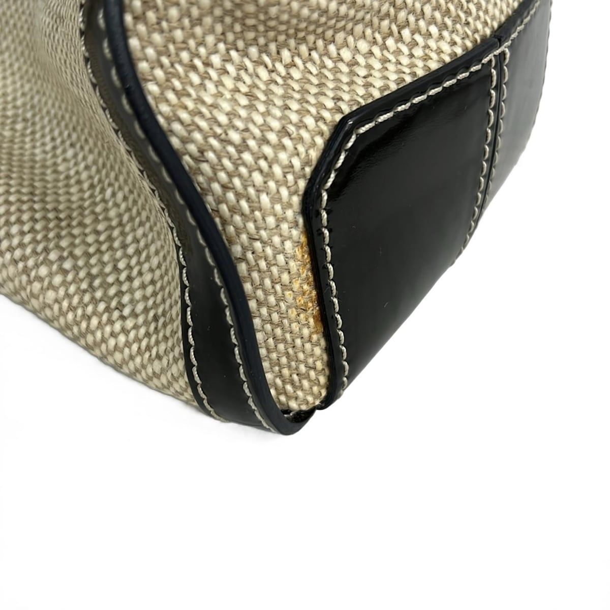 TOD'S(トッズ) ハンドバッグ - アイボリー×ベージュ×黒 レザー - メルカリ