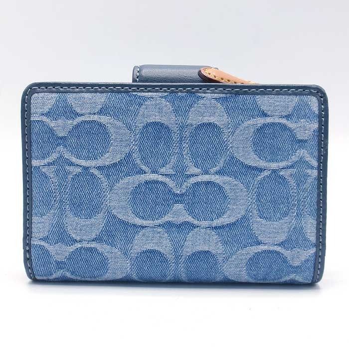 新品】コーチ 財布 二つ折り財布(小銭入れ有り) COACH シグネチャー