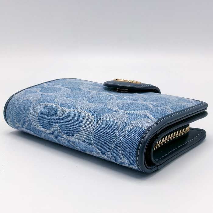 新品】コーチ 財布 二つ折り財布(小銭入れ有り) COACH シグネチャー