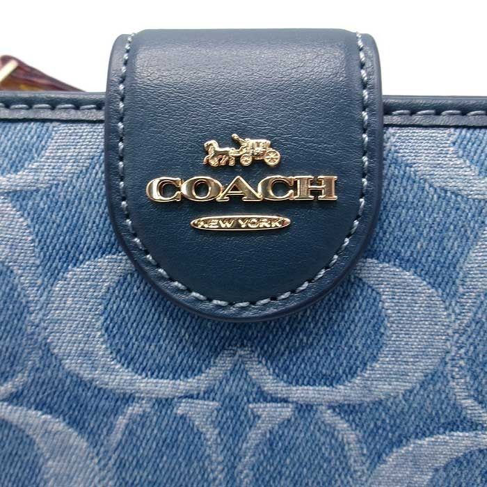 新品】コーチ 財布 二つ折り財布(小銭入れ有り) COACH シグネチャー
