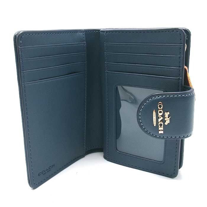 新品】コーチ 財布 二つ折り財布(小銭入れ有り) COACH シグネチャー