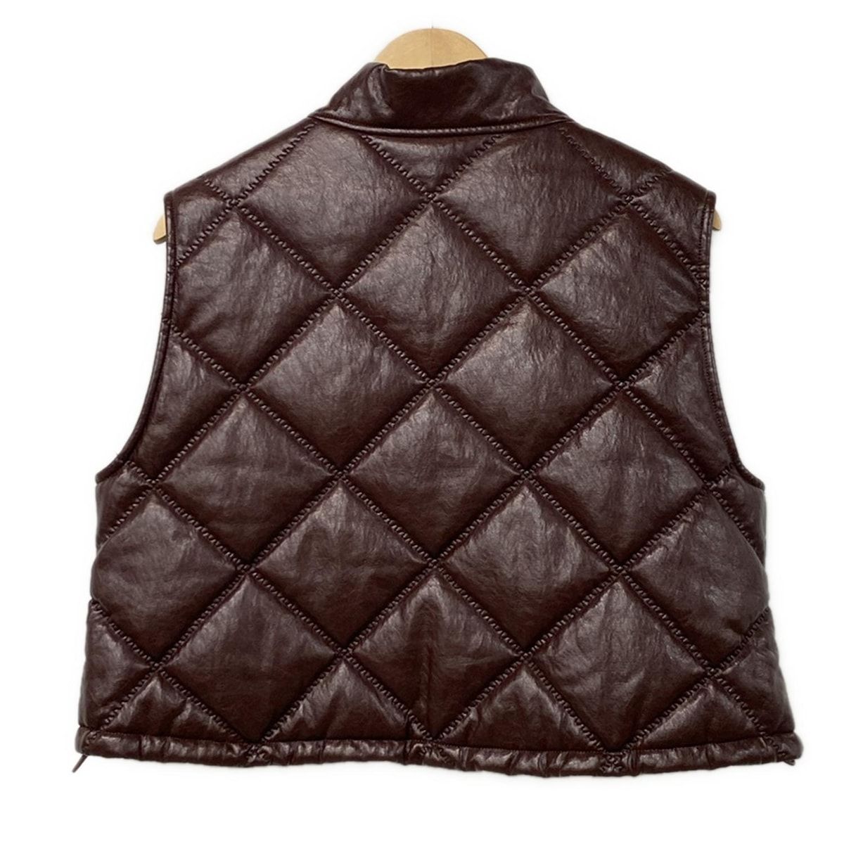 AMERI(アメリ) ベスト サイズF レディース - ダークブラウン フェイク