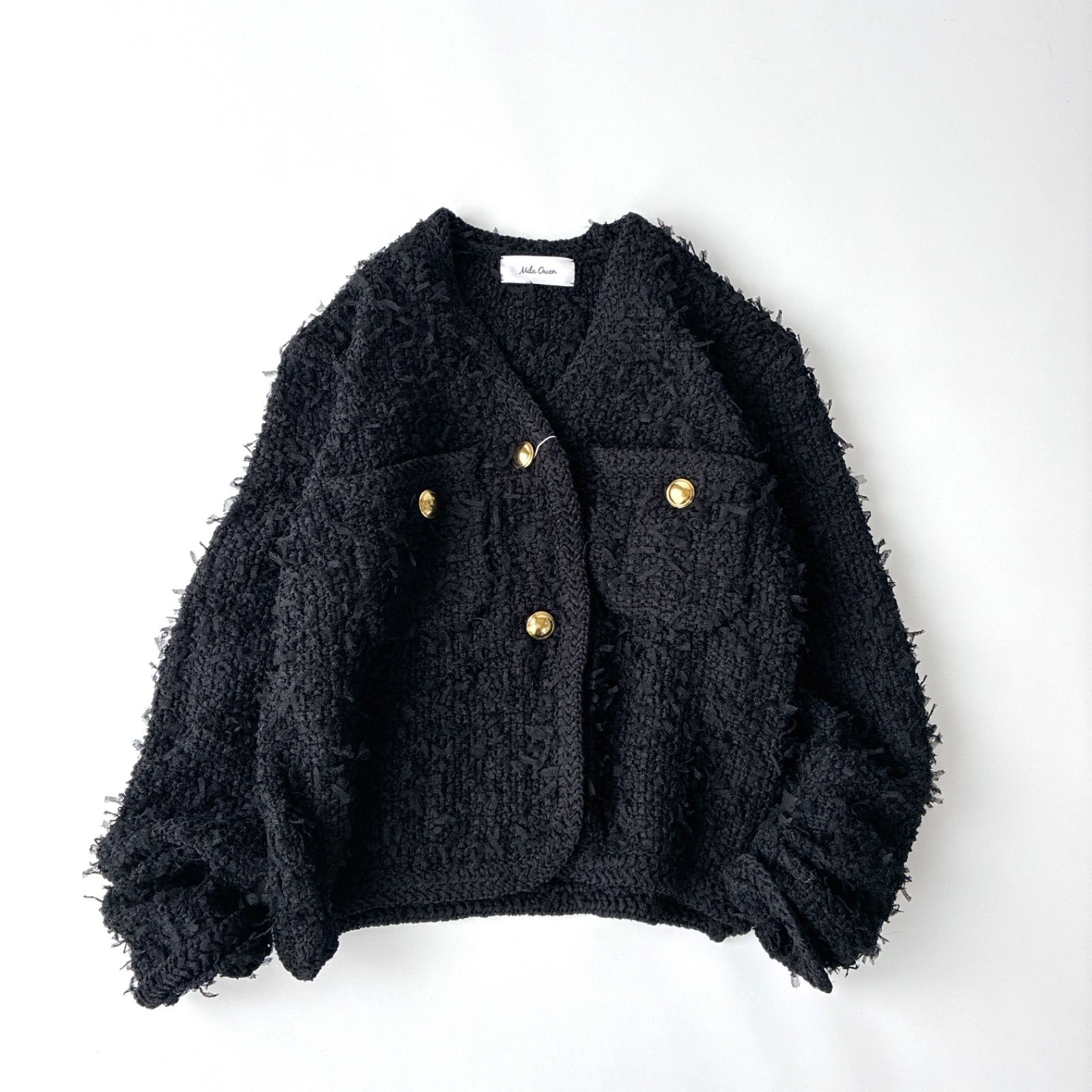 タグ付 / 2025 / Mila Owen ミラオーウェン / ニット ツイード