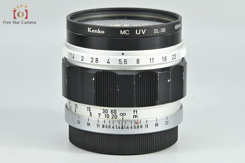 中古】Canon キヤノン 50mm f/1.4 L39 ライカスクリューマウント