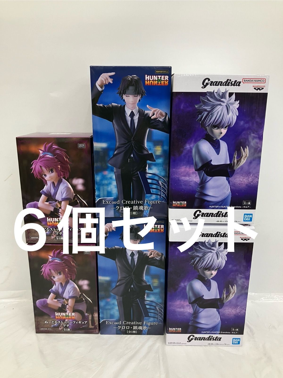 未開封 HUNTER HUNTER ハンターハンター フィギュア 6個 LF2838 f101