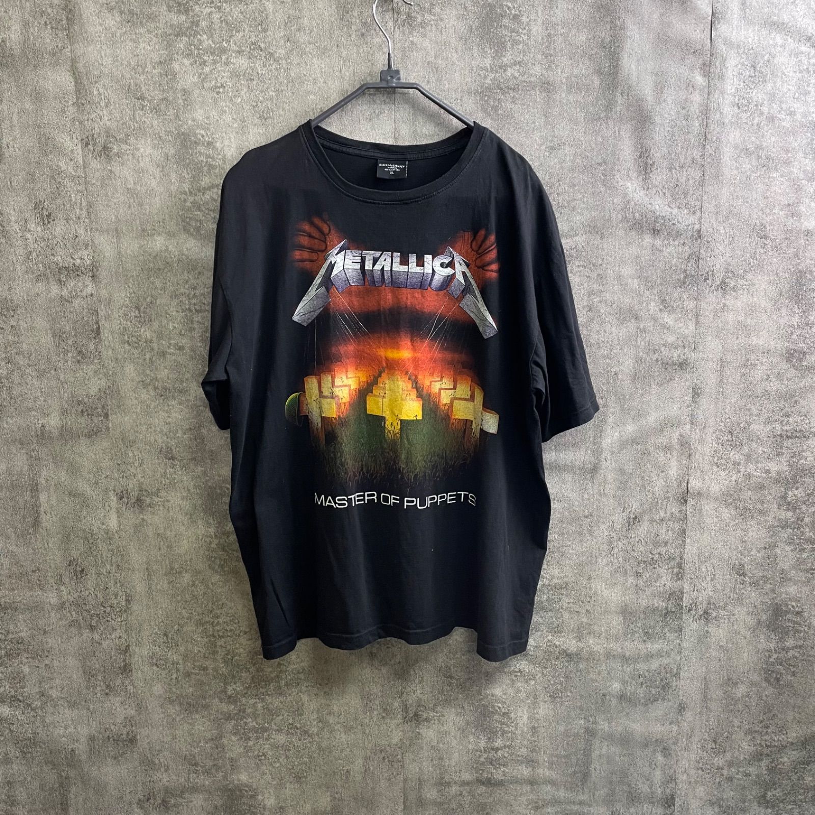 Y-165】METALLICA MASTER OF PUPPETS Tシャツ XL ブラック バンドT