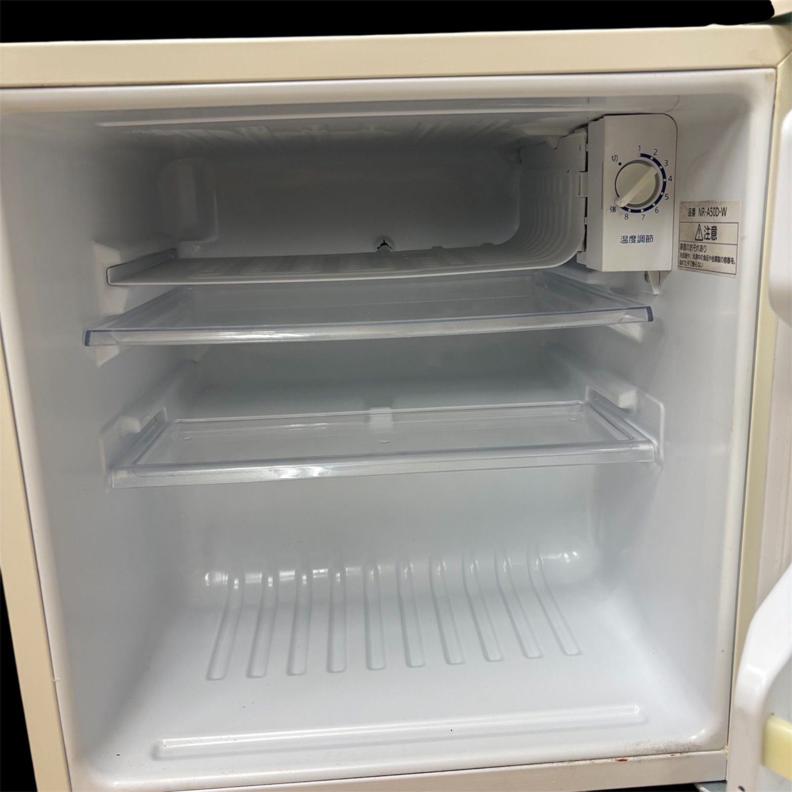 美品】Panasonic 冷蔵庫 NR-A50D-W ホワイト 小型 1ドア コンパクト