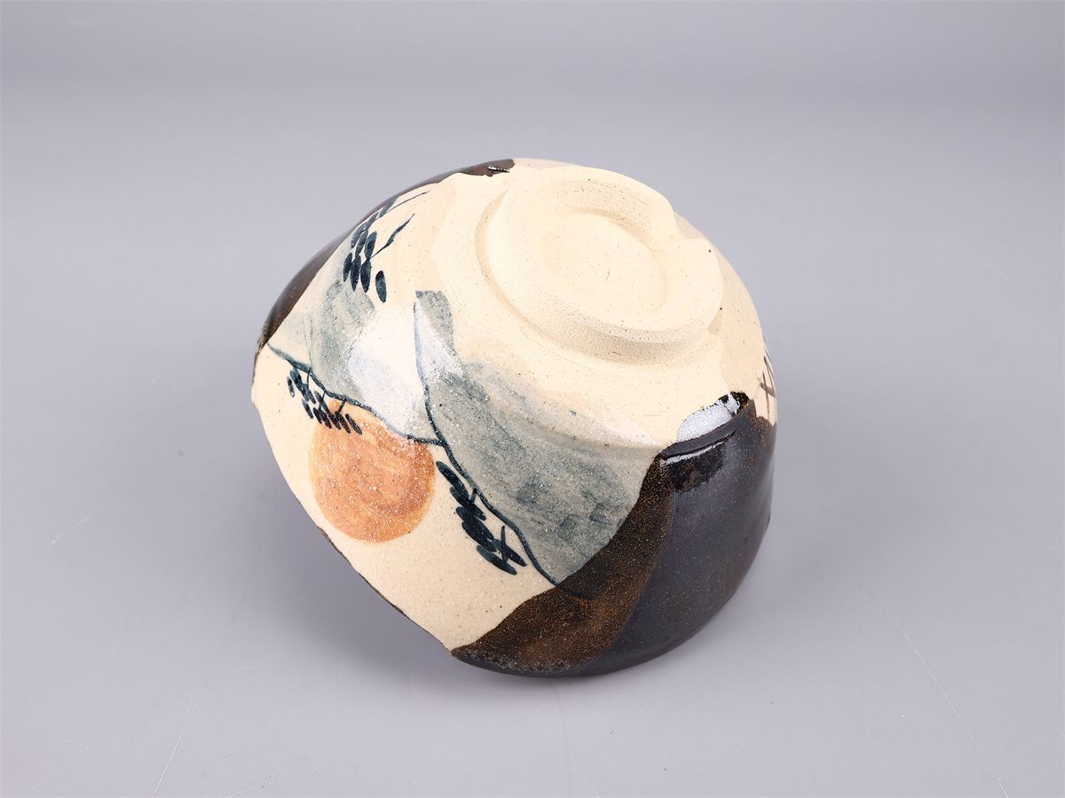 佐藤和子】造 不二窯 織部焼 茶碗／共箱付 美品！CP521 - メルカリ