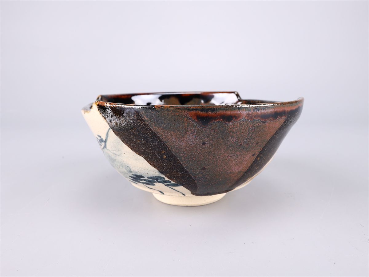 佐藤和子】造 不二窯 織部焼 茶碗／共箱付 美品！CP521 - メルカリ