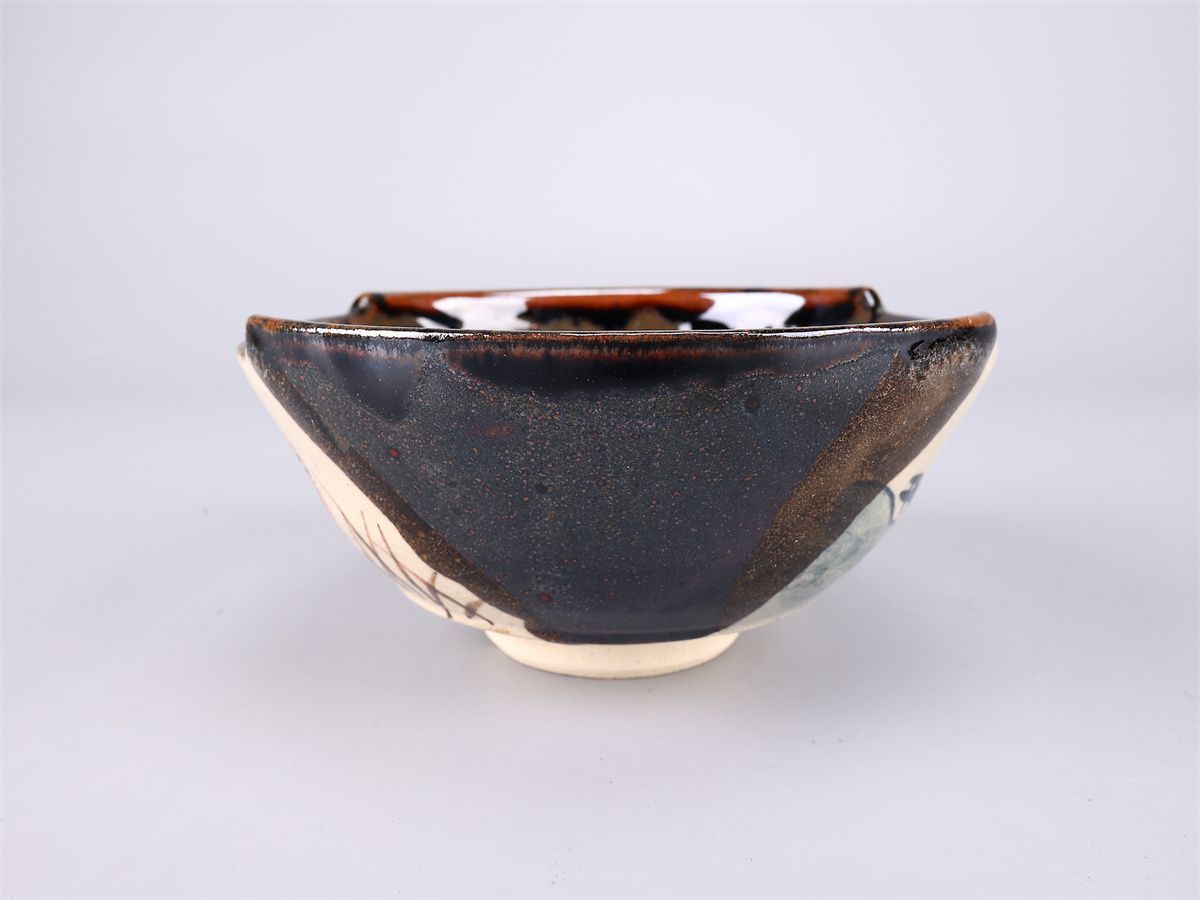 佐藤和子】造 不二窯 織部焼 茶碗／共箱付 美品！CP521 - メルカリ