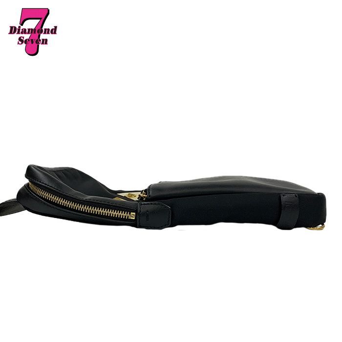 デゲン様 フェンディ モンスター ボディーバッグ ナイロン/レザー 7VZ033 中古】FENDI フェンディ モンスター バグズ ボディバッグ ショルダー