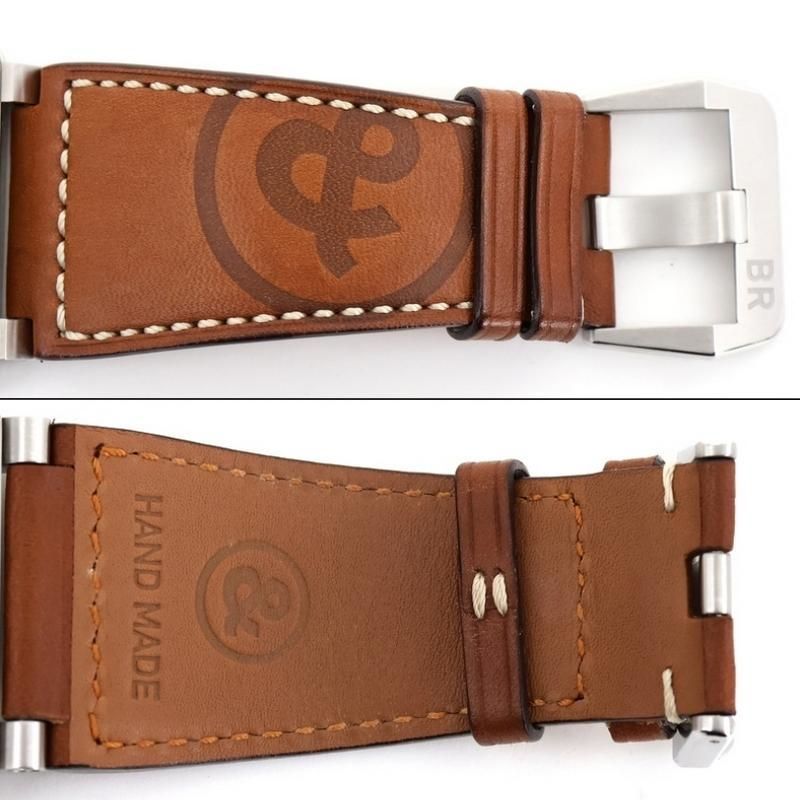  ベル＆ロス 腕時計 BR-03-92 ゴールデンヘリテージ BR0392-ST-G-HE|SCA SS×革 自動巻き ブラウン文字盤 デイト 日付 メンズウォッチ アクトワン 結婚式対応 自動巻き時計 腕時計(アナログ)