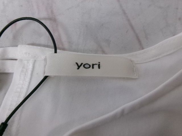中古】yori ﾖﾘ ﾍﾑﾌﾚｱﾄﾘｺｯﾄｶｯﾄｿｰ 半袖 RY11-23068SM ﾎﾜｲﾄ F 991872721