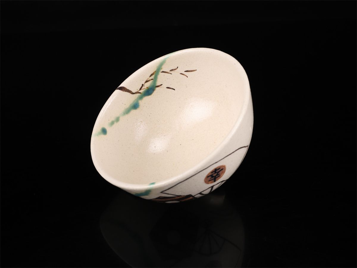 不二窯 【佐藤和子】造 織部 茶碗／共箱付 美品！CP576 - メルカリ