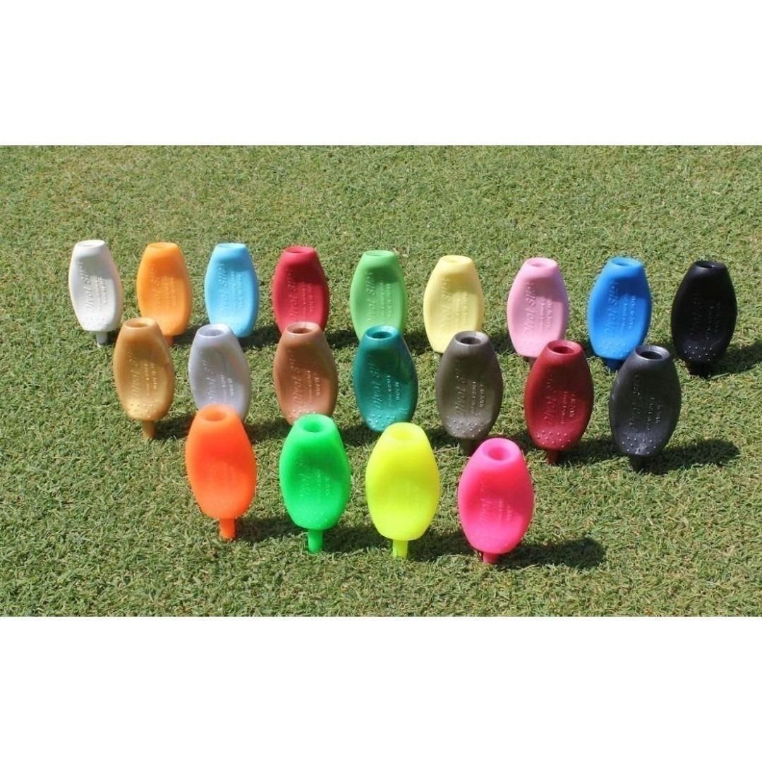 パリティー 20本セット 日本製 蛍光色 ゴルフ ティー グリーンフォーク
