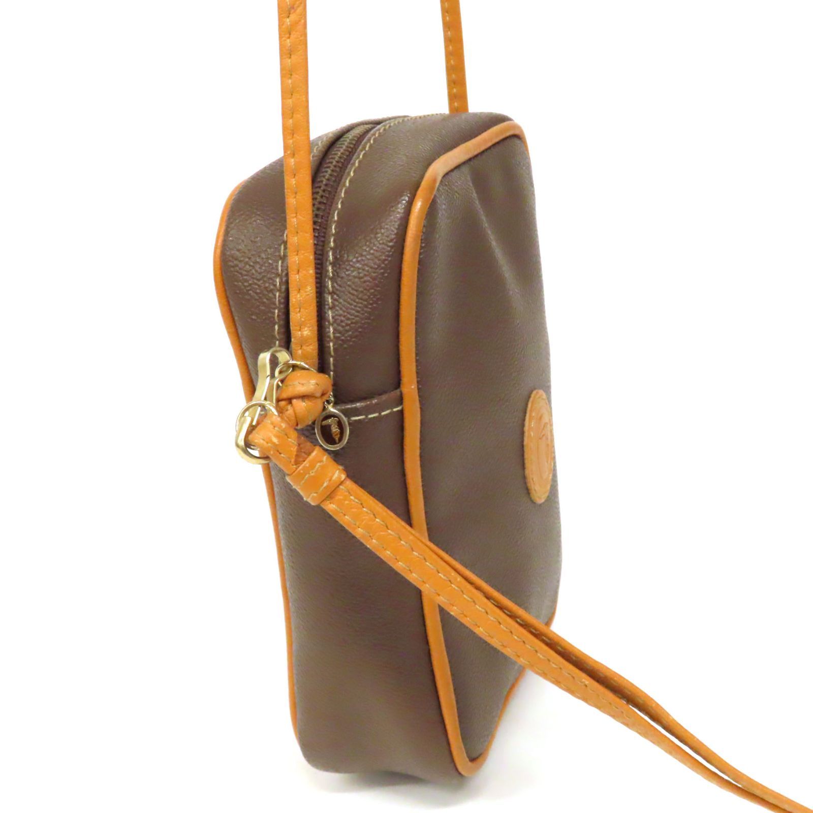 OA26669 美品 TRUSSARDI トラサルディ ショルダーバッグ ポシェット 